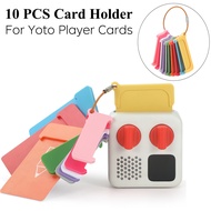 10 PCS Card Holder for Yoto Player Cards – Reusable Card Storage for Travel, kid gift, accesories ca