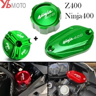 For Kawasaki NINJA400 Z400 Ninja 400 2018-2022 Motorcycle Accessories Front Rear Brake Fuel Tank Covers Engine Oil Filler Cap