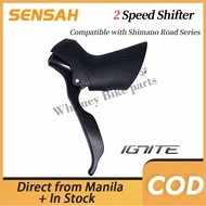 [1 PC]SENSAH Road Bike Shifter REFLEX 2 Speed 8 Speed IGNITE 2 Speed 9 Speed, Road bike sti Brake Le