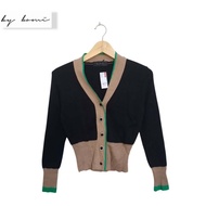 Black Korean Style List Cardigan (CODE: B162- 30)