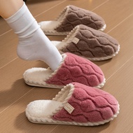Cotton Slippers Women Winter Home Indoor Shoes Anti-slip Home Warm Cotton Shoes Couple Slippers Wint