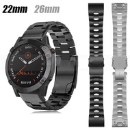 26mm 22mm High Quality Titanium Alloy Bracelet Metal Band Quick Fit Strap For Garmin Fenix 7 7X 6 6X Pro Solar 5 5X Plus 3 3HR 2 Forerunner 965 955 945 935