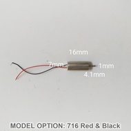 Micro Brushless Motor 3.7V DC for Drone/Aircraft/Quadcopter Accessories (612/716/720) - Power Compon