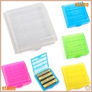 ELAINE 4 AA AAA For 14500 10440 Rechargeable Battery Container Coloful Battery Holder Storage