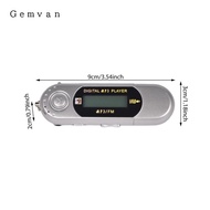 [Gemvan] 4gb Usb2.0 Mp4 Mp3 Music Video Player Recording with Fm Radio , Silver