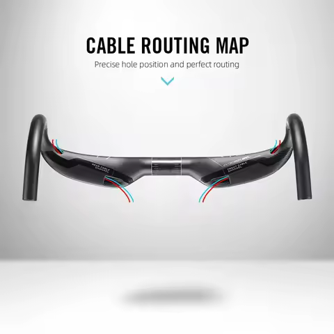 RYET Superlight Pro Racing Carbon Handlebar Matte 31.8mm Aero Shape, Beat the Wind on Every Road Tri