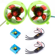 Underwater Jet Thruster Engine for Boat Submarine DIY RC Robot DC 12V-24V 20A 4 Blade CW CCW Motor D