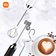 ❈  XIAOMI Electric Milk Frothers Handheld Wireless Blender USB Mini Coffee Maker Mixer Cappuccino Cream Egg Beater Food Blender