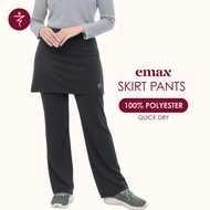 EMAX Seluar Skirt Sukan Polyester QUICK DRY Ringan Sport Skirt Pants Muslimah Plus Size