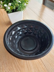 ชามสีดำใส่อาหาร 800ML (P213BK) 600 ชิ้น (เฉพาะชามดำ ไม่มีฝา)