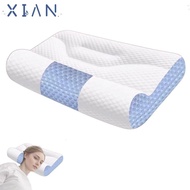 XIANEE Sleep Apnea Pillows, Neck Pain Relief Insomnia Relief Orthopedic Deep Sleep Pillow, Upgraded 