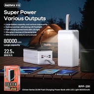 REMAX RPP-291 80000mAh Powerbank Chinen Series PD 20W + QC
