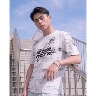 DP | White Motion Blur Graphic T-Shirt - 5910TRF
