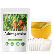 Organic Ashwagandha Herbal Tea Caffeine Free Reduces Stress Cortisol Boosts Metabolism Aids Natural 
