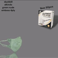 Masker Mouson Duckbill 4Ply Isi 50pcs Emboss Disposable Face Mask