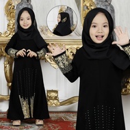 pakaian muslim anak gamis abaya anak perempuan sampai usia 14 tahun