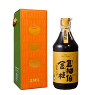【豆油伯】無添加糖金桂醬油500ml 禮盒(送禮自用皆宜)