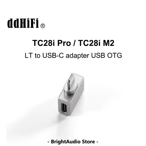 DD ddHiFi TC28i Pro / TC28i M2 LT to Type-C Power Adapter USB OTC for AMP DAC TC Earphone Drivers hi