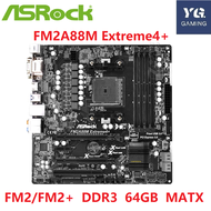 ASRock FM2A88M Extreme4+ Used Desktop Motherboard A88X Socket FM2+/FM2 DDR3 64GB SATA3 USB3.0
