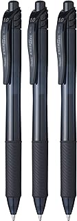 Pentel Roller Gel Energel X 1.0 BL110 Rollerball Pen - Black
