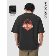 MAD Official | Microde American Street Wear Atlanta Sunset Summer Half-Sleeved T-Shirt Short-Sleeved