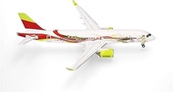 Herpa airBaltic Airbus A220-300 50th A220 Model Airplane - YL-ABX, Miniature in Scale 1:200, Collect