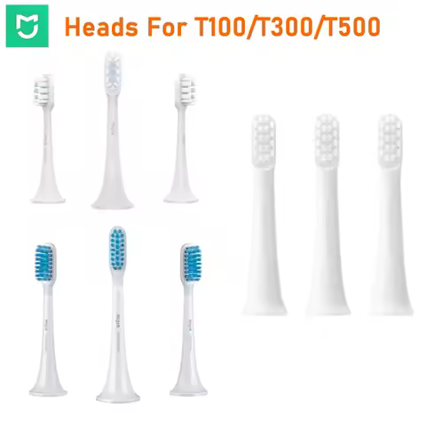 Original MIJIA T100/ T300/T500/T500C Brush Head for Xiaomi Electric Toothbrush Smart Acoustic Clean 