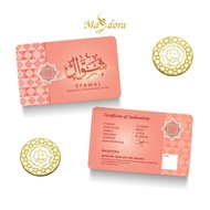 MASDORA 999.9 Gold 1/2 Dinar (2.125GM) Islamic Calendar Collection - SYAWAL (EMAS 999.9/24K)