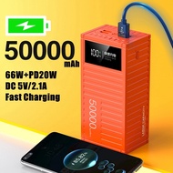 120W Power bank 66W mobile power digital display container battery power bank super fast charging 50