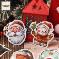 Christmas sticker package Christmas party decoration gift sticker water cup computer suitcase waterproof sticker