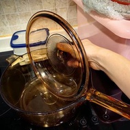 康寧Pyrex 5L琥珀色玻璃鍋連蓋