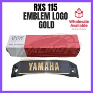 YAMAHA RXS 115 RXS115 FRONT FORK EMBLEM LOGO GOLD FOR BULKY WHOLESALE