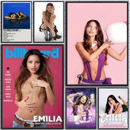 Singer E-Emilia M-Mernes Poster HD Art Print Bedroom Home Wall Decor,No Frame Canvas Painting Gift U