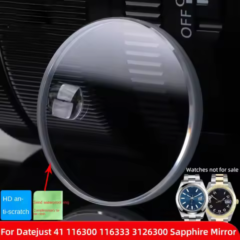 For Rolex Sapphire Glass Datejust 41 Men's 116300 116333 126300 126333 Watch Mirror Calendar Window 