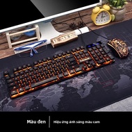Bộ Bàn Phím Và Chuột Chơi Game Có Đèn Nền Dạ Quang Chống Nước KM320 Thiết Kế Tiện Dụng Bluetooth Để