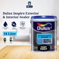 DULUX Inspire Exterior &amp; Interior Sealer 18L Sealer Dalam &amp; Luar Dinding Rumah Undercoat White Primer