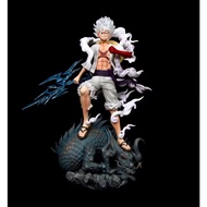 Yunxiangshe One Piece GK Wano Country Nika Fifth Gear Luffy VS Kaido Longan Luminous Scene Figure