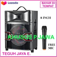 GMC TECKYO 779C Speaker Portable/Pengeras Suara Portable BLUETOOTH USB - Speaker 8 Inch FREE MIC SUA