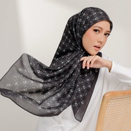 IMMALIS Tudung Bawal Cotton Printed Inaya Premium Voile Bidang 47” dan bidang 50”
