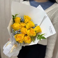 厄瓜多爾 新鮮黃色玫瑰花束💐