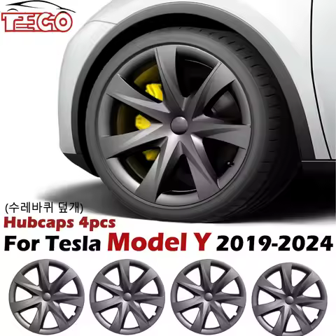 For Tesla Model Y 2019-2024 Hubcaps,19 inch Wheel Cover Rims Wheel Covers Replacement Rims Protector