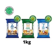 Bogasari Wheat Flour 1Kg Blue Triangle Flour / Blue Key Flour / Twin Cakra Flour
