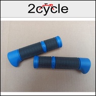GT RUBBER BICYCLE HANDLE GRIP (BLUE)