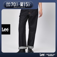 LEE กางเกงยีนส์ (ริมน้ำเงิน)ผู้ชาย คอลเลคชั่น 101 เอวสูง ทรงกระบอก ทรง Retro Straight รุ่น LE S226MR