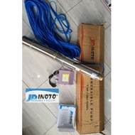 Pompa Submersible Sible Inoto 3In 3" Pompa Celup + Control Box + Kabel Pompa Sumur Dalam Sawah 3Dim 