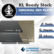 FLASHFORGE Adventurer 5M Bed Plate, 5M Series Build Plate Replacement for 5M Pro ,3D Printer Bed Pla