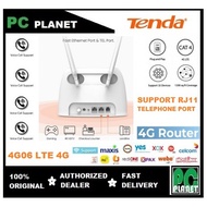 TENDA New 4G06 4G LTE Wireless WiFi Modem Router SIM Can Voice Call voLTE RJ11 Telephone Port