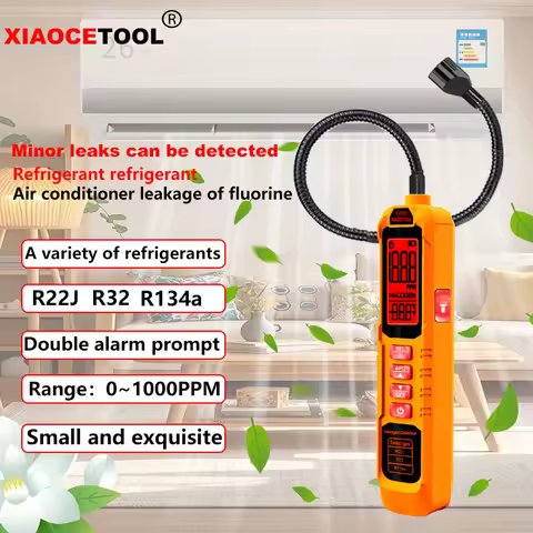 High Sensitivity Freon Leak Detector Halogen Leak Detector R22 R410A R134A R1234YF Refrigerant Gas H