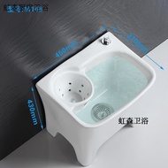 HY/JD Mujingtian Mop Pool Balcony Ceramic Twist Mop Pool Balcony Mop Basin Bathroom Mop Sink Drain Mop Mop Pool Automati