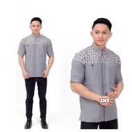 Koko Shirt For Adult Men Short Sleeve Batik Combination vitto signature Material Soft Cool